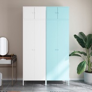 🌈IKEA Children's Iron Wardrobe Home Bedroom Simple Assembly Iron Storage Cabinet Small Apartment Rental Room Locker WJQD