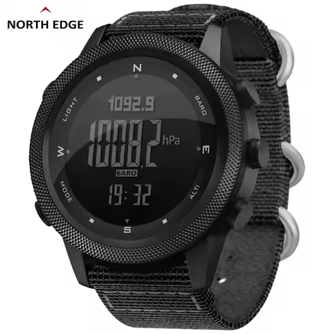 NORTH EDGE APACHE-46 (46 mm Dial）Men Digital Watch Outdoor Sports Wristwatch Running Swimming Altime