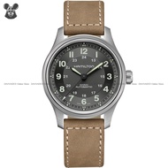 HAMILTON H70545550 Men's Watch Khaki Field Titanium Automatic 24-hr 42mm Leather Strap Brown *Origin