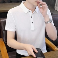 衣服男大码t恤男装上衣 t shirt lelaki plus size men top short sleeve casual polo neck t shirt man fashion men c