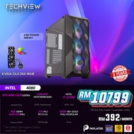 TECHVIEW GAMING PC INTEL CORE I7-13700K RTX 3080 PROMOTION PACKAGE