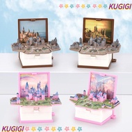 KUGIGI Backpack Keychain Birthday Castle Book Fold Anxiety Stress Relief