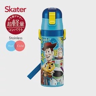 日本 Skater 不鏽鋼直飲保溫水壺(470ml) 玩具總動員-藍