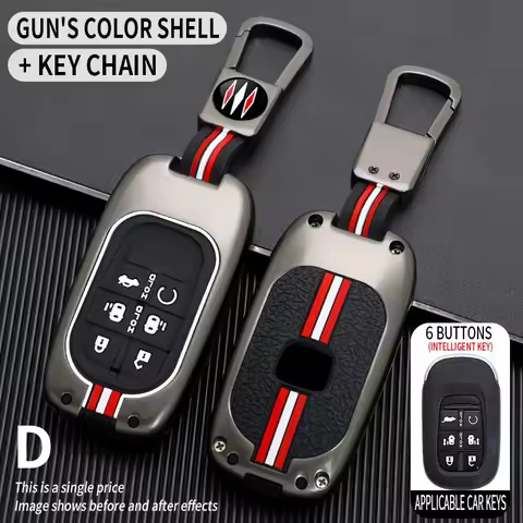 for Honda CR-V Civic Accord HR-V CR-V CRV HRV Fit City Odyssey XRV Hrv Metal Car Key Cover Fob Case 