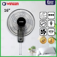 【SIRIM &amp; 3 PIN PLUG】 WINEEN WWF-Y16 WALL FAN 16'' WITH HIGH PERFORMANCE 5 BLADES KIPAS DINDING 风扇 khind midea elba