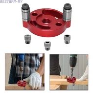 [BESTWFM] -Woodworking Drilling Jig 8 Size Options 3mm To 10mm Range Adjustable Feet Design#car acce
