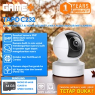 TP-LINK TAPO C232 3K 5MP PAN TILT AI HOME SECURITY 2 WAY AUDIO INDOOR WIFI CAMERA FREE MICRO SD 64GB