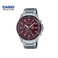 Casio Edifice EFR-526D-5CV Silver Stainless Steel Band Men Watch