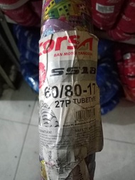 60/80-17 SS 18 Ban Luar Motor Ring 17 Merk Corsa