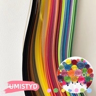UMISTYDREAMUM9U 180Ocs Quilling Paper, 3/5/7/10mm 36Colors Flower Gift Paper, Creative Handmade DIY 