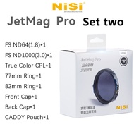 NiSi JetMag PRO Kit ชุดตัวกรองติดตั้งได้อย่างรวดเร็ว FS ND CPL หมอก NC 62มม. 67มม. 72มม. 77มม. 82มม.