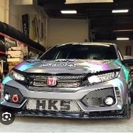 HKS intercooler kit for Honda Civic FK8 TypeR.