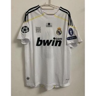 2009-2010 Real Madrid Home jersey Retro Jersey Football 09-10 Real Madrid jersey KAKA 8 RONALDO 9 BE