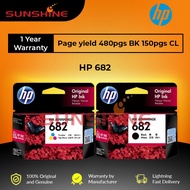 HP 682 Black & Colour Original Ink Advantage Cartridge ! 2336 2776 2777