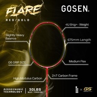 GOSEN LCN FLARE V1 -4U BADMINTON RACKET FREE A.STRING+GRIP (UNSTRUNG)