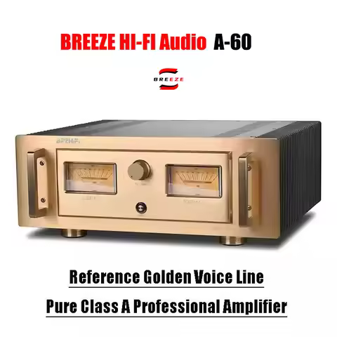BREEZE A60 Reference Golden Voice Line Pure Class A Professional Amplifier Hifi Fever Audio Pure Rea
