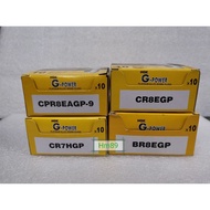 PLUG NGK G POWER PLATINUM BR8EGP/CPR8EAGP-9/CR7HGP/CR8EGP