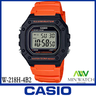 Casio Digital นาฬิกาข้อมือทรงสปอร์ต สายเรซิ่น รุ่น W-218H-1A/W-218H-2A/W-218H-3A/W-218H-4B/W-218H-4B