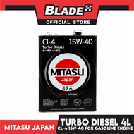 Mitasu MJ231 Turbo Diesel Oil CL-4 15W-40 HD Turbo Diesel Long Life 4L for Diesel Engine