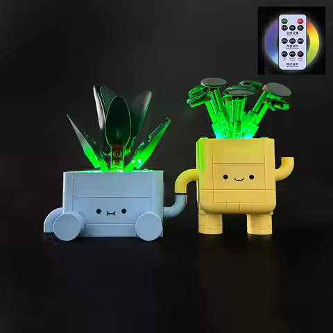 BYB LED Light Kit For Lego 10349 Happy Plants Building Blocks Decorative Lamp (Not Include Building)