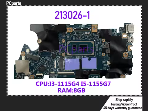 PCparts CN-00FH52 For DELL Latitude 3330 Laptop Motherboard 213026-1 I3-1115G4 I5-1155G7 CPU 8GB RAM
