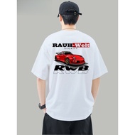 2025 Summer Men's T-Shirt Porsche T-Shirt 911 Supercar Culture Shirt Porsche Heavy Cotton Short Slee