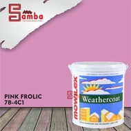 Terbagus Mowilex Pink Frolic Weathercoat 20 Ltr Tinting/ Cat Tembok