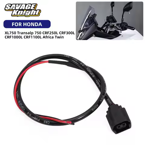 Power Outlet Connector For Honda XL750 Transalp 750 CRF250L CRF300L CRF1000L CRF1100L 2017-2025 Auxi