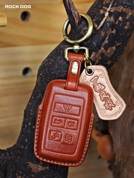 路華路虎汽車鑰匙皮套Land Rover Evoque Defender 純頭層牛皮
