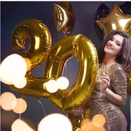 Jumbo 80cm Number Balloons 80cm Number foil Balloons Happy Birthday Party Decoration