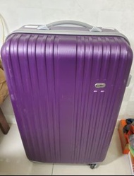 二手 【CoolOne】時尚舒活直條紋24吋飛機輪旅行箱