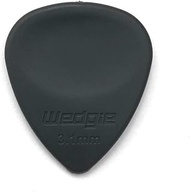Wedgie WRPP31H Rubber Guitar Picks 3.1mm Hard, 3 Pack