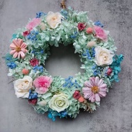 初夏花曆-永生繡球花圈