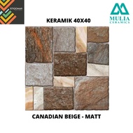 KERAMIK 40X40 CANADIAN BEIGE - MATT