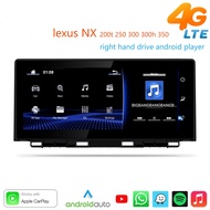 10.25inch touch screen lexus car android player headunit monitor bluetooth gps video radio carplay a