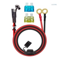 【CH】 Waterproof SAE to O Rings Terminals 10AWG 2FT Cable 60 96Cm for Marine Application
