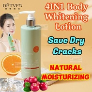 4IN1 Niacinamide Long Lasting Fragrances Whitening Body Lotion with Vitamin E Brightening Even Skin 