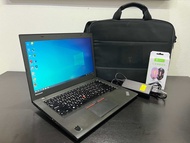 โน๊ตบุ๊คมือสอง Lenovo T450 Core i5 gen5 แรม 8gb ssd 240gb มีการ์ดจอแยก สินค้ามีรับประกันจากร้านค้า เ