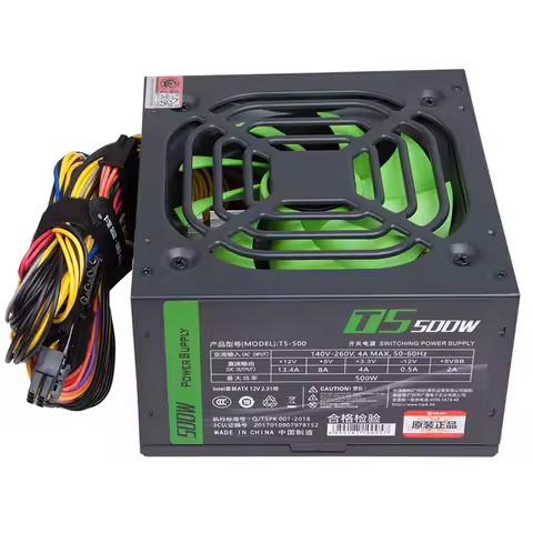 Gaming PC Power Supply Silent Power Supply Module Dual 6Pin ATX Power Supply 2 SATA Six Protection f