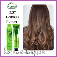 ◰ ✲ ㍿ 9.37 GOLDEN FLAXEN Bremod Hair Color - With Oxidizer Set