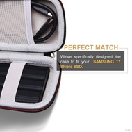 LTGEM EVA Hard Case for Samsung T7 Shield 1TB 2TB Portable SSD External Solid State Drive Protect