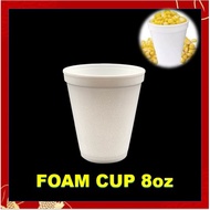 [PLK CNHKFHGV 127] 8oz Cawan Polisterin / Foam Cup /Poly Foam Cup / Disposable Cup / Polystyrene Cup