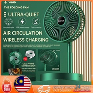 Usb fan  Rechargeable Adjustable  portable mini fan silent folding kipas mini Small Cooling Desktop fan