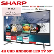 SHARP 50 Inch 4K UHD Android TV