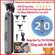 Tông Đơ Cắt Tóc Chấn Viền Cao Cấp Kemei Tăng Đơ Cắt Tóc Máy Cắt Tóc Chấn Viền Bấm Viền Rõ Nét Lưỡi C