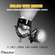 Bi-led Projector Lens, BI-led Headlight projector Lens 160W 3 inch 6500K Super bright headlight Car 