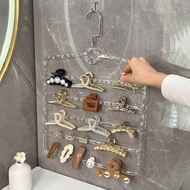 【现货】【1.7万人收藏】抓夹收纳神器壁挂式挂鲨鱼夹发箍发夹晾晒架多层头饰网格家用【 17000 people's collection 】 Capture clip storage artifact