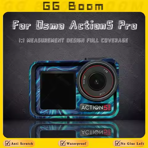 For Osmo Action 5 Pro Stickers Action 5 Pro Protective Camera Body Frame Decorative Decals Scratch-R
