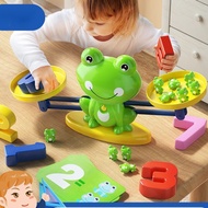 3 Years Old 5 Years Old 6 Years Old Educational Game Frog Balance Scale Children's Toys Educational Balance Scale Children's Toys Educational Toys Primary School Students Teaching Educational Toys Brain Development Mathe