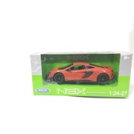 Welly NEX Brand Diecast Miniature 1 Scale 24 McClaren 675LT ORANGE